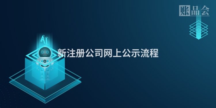 新注册公司网上公示流程