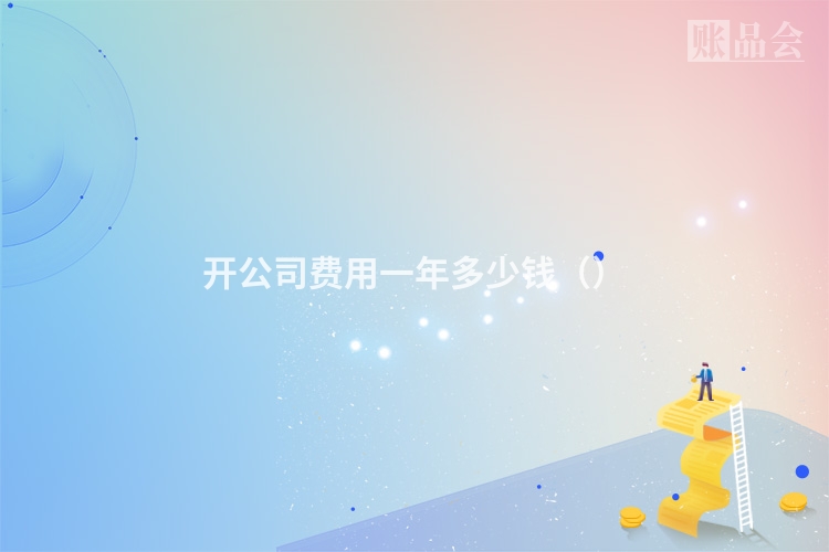 开公司费用一年多少钱（）