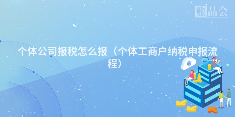 个体公司报税怎么报（个体工商户纳税申报流程）