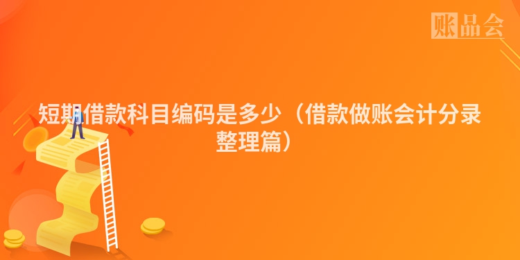 短期借款科目编码是多少（借款做账会计分录整理篇）
