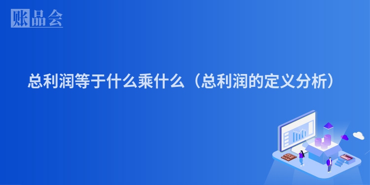 总利润等于什么乘什么（总利润的定义分析）