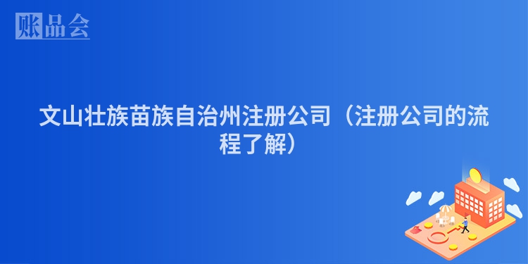 文山壮族苗族自治州注册公司（注册公司的流程了解）