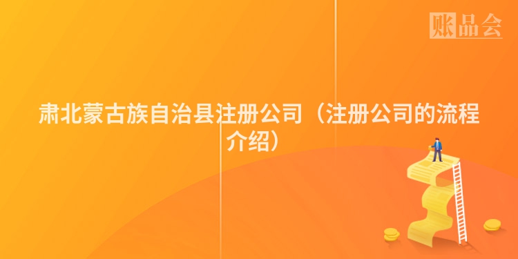 肃北蒙古族自治县注册公司（注册公司的流程介绍）