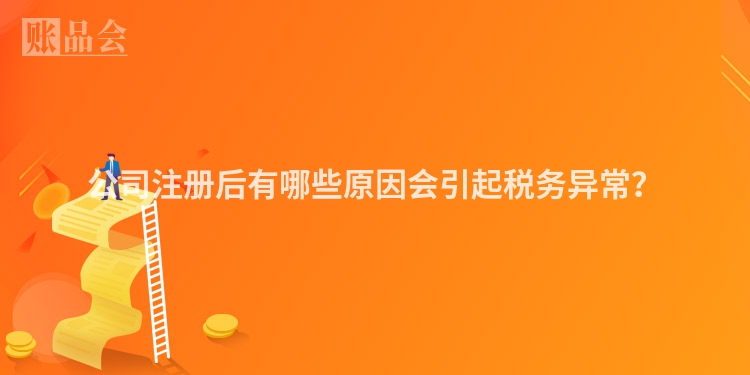 公司注册后有哪些原因会引起税务异常？