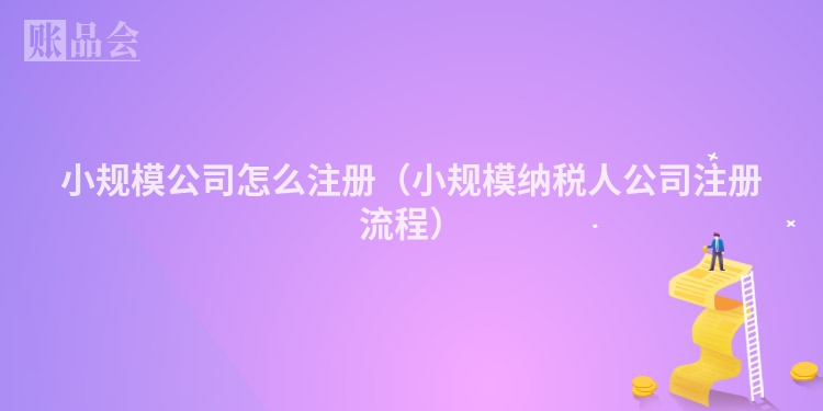 小规模公司怎么注册（小规模纳税人公司注册流程）