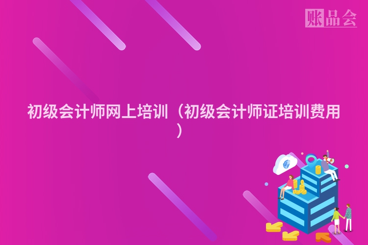 初级会计师网上培训（初级会计师证培训费用）