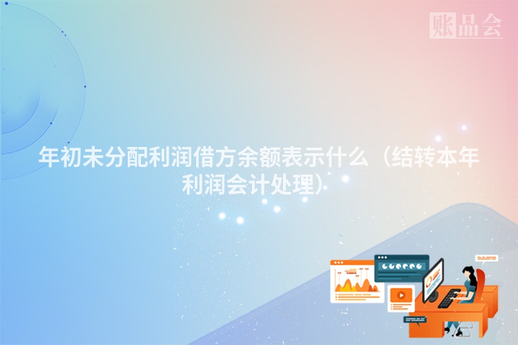 年初未分配利润借方余额表示什么（结转本年利润会计处理）