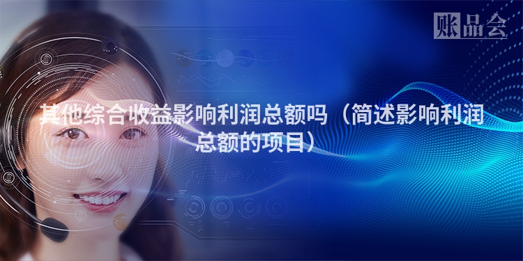 其他综合收益影响利润总额吗（简述影响利润总额的项目）