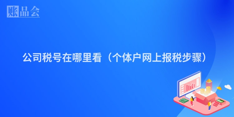公司税号在哪里看（个体户网上报税步骤）