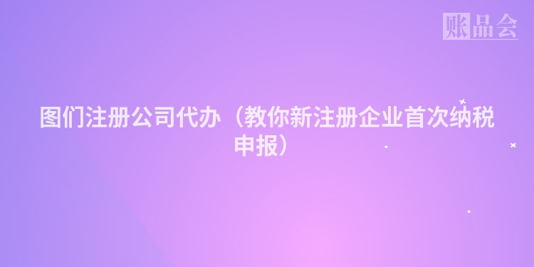 图们注册公司代办（教你新注册企业首次纳税申报）