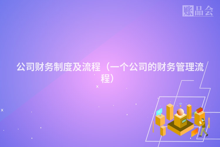 公司财务制度及流程（一个公司的财务管理流程）