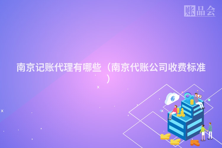 南京记账代理有哪些（南京代账公司收费标准）