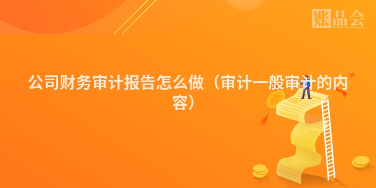 公司财务审计报告怎么做（审计一般审计的内容）